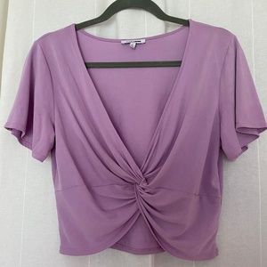 Cropped Knot Top - Fashion Nova - Large